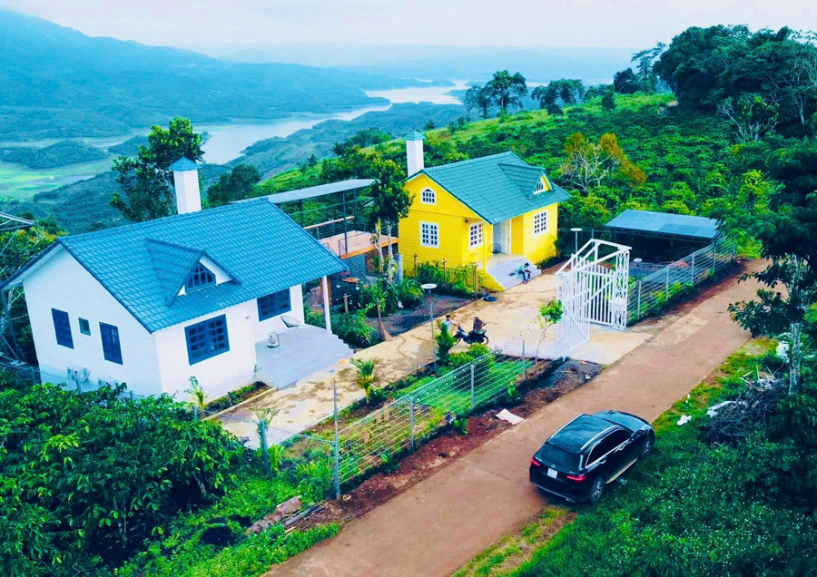 Villa nhìn từ trên cao